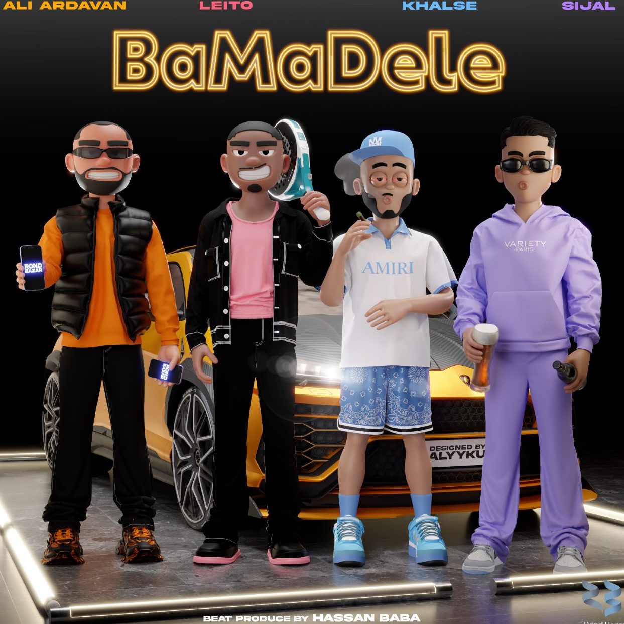 علی اردوان و سپهر خلسه و سیجل و بهزاد لیتو با ما دله